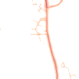 Daytime road noise heatmap for RH3 7JB