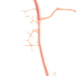 Daytime road noise heatmap for RH3 7JF