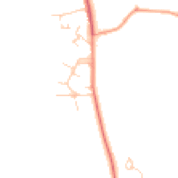 Daytime road noise heatmap for RH3 7JG