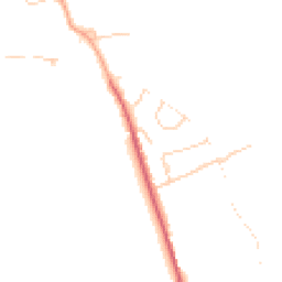 Daytime road noise heatmap for RH3 7JT