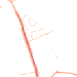 Daytime road noise heatmap for RH3 7JU