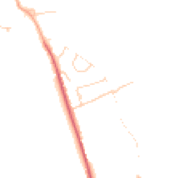 Daytime road noise heatmap for RH3 7JY