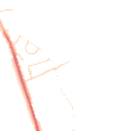 Daytime road noise heatmap for RH3 7JZ