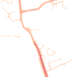 Daytime road noise heatmap for RH3 7LG