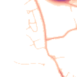 Daytime road noise heatmap for RH3 7ND
