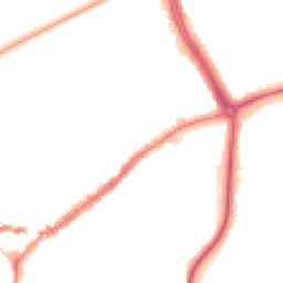 Night-time road noise heatmap for RH4 1AU