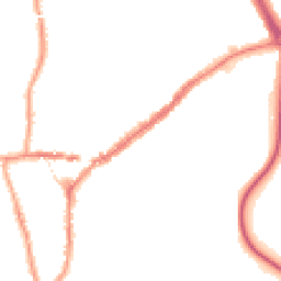 Night-time road noise heatmap for RH4 1BG
