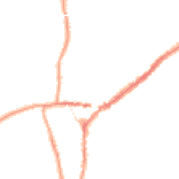 Night-time road noise heatmap for RH4 1BT