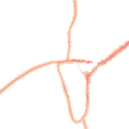 Night-time road noise heatmap for RH4 1DB