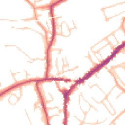 Daytime road noise heatmap for RH4 1DH