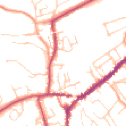 Daytime road noise heatmap for RH4 1DL