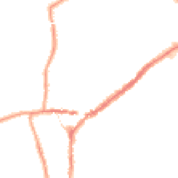 Night-time road noise heatmap for RH4 1DT