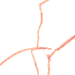 Night-time road noise heatmap for RH4 1ED