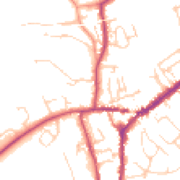 Daytime road noise heatmap for RH4 1EE