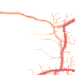 Daytime road noise heatmap for RH4 1EF
