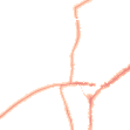 Night-time road noise heatmap for RH4 1EG