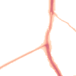 Night-time road noise heatmap for RH4 1GF