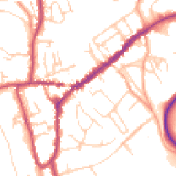 Daytime road noise heatmap for RH4 1GN