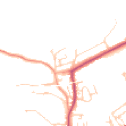 Daytime road noise heatmap for RH4 1HX