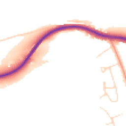 Daytime road noise heatmap for RH4 1NY