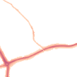 Night-time road noise heatmap for RH4 1PE