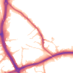 Daytime road noise heatmap for RH4 1PN