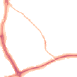 Night-time road noise heatmap for RH4 1PN