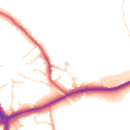Daytime road noise heatmap for RH4 1PR