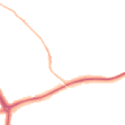 Night-time road noise heatmap for RH4 1PS
