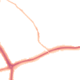Night-time road noise heatmap for RH4 1PT