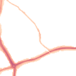 Night-time road noise heatmap for RH4 1PU