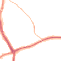 Night-time road noise heatmap for RH4 1PX