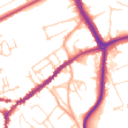 Daytime road noise heatmap for RH4 1RL
