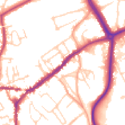 Daytime road noise heatmap for RH4 1RT