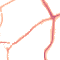 Night-time road noise heatmap for RH4 1RT