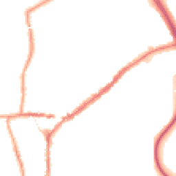 Night-time road noise heatmap for RH4 1TN