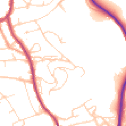 Daytime road noise heatmap for RH4 2AG