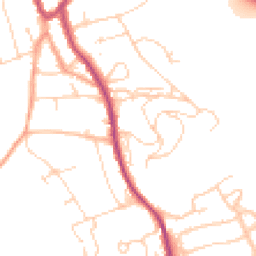 Daytime road noise heatmap for RH4 2AZ