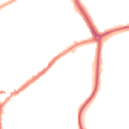 Night-time road noise heatmap for RH4 2BG