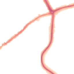 Night-time road noise heatmap for RH4 2BL