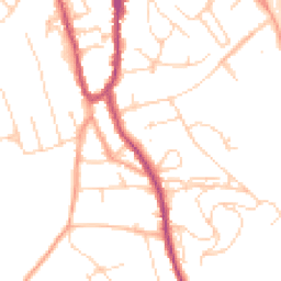 Daytime road noise heatmap for RH4 2DS