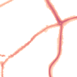 Night-time road noise heatmap for RH4 2FQ