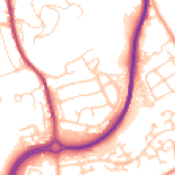 Daytime road noise heatmap for RH4 2FU