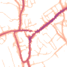 Daytime road noise heatmap for RH4 2HQ
