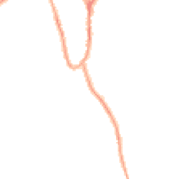 Night-time road noise heatmap for RH4 2JA