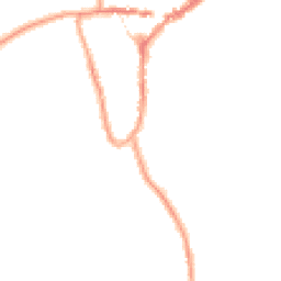 Night-time road noise heatmap for RH4 2JS