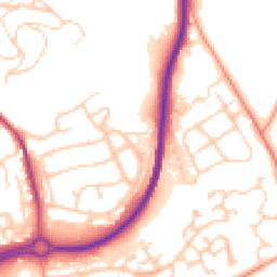 Daytime road noise heatmap for RH4 2NB