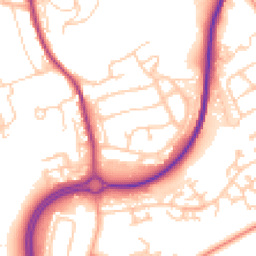 Daytime road noise heatmap for RH4 2NH