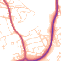 Daytime road noise heatmap for RH4 2PR