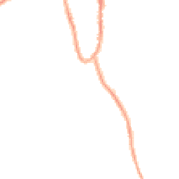 Night-time road noise heatmap for RH4 3AD